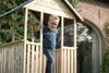 EXIT Panorama 300 Holz Spielhaus, mit Rutsche, Spielhaus Produktbild-Vorschau 5