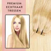 hair2heart Premium Echthaar Tressen zum Einnähen Extensions Produktbild-Vorschau 2