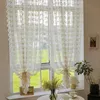 2 tende in voile con ricami floreali in pizzo per Anteprima dell’immagine prodotto 1