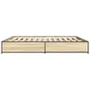 Bettgestell Sonoma-Eiche 200x200 cm Holzwerkstoff und Produktbild-Vorschau 5