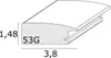 Deknudt Holzbilderrahmen S53G schwarz im Malerstil 40 x 60 Produktbild-Vorschau 7