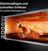 Piec do pizzy 2000W z kamieniem kordierytowym do pizzy jak Podgląd zdjęcia produktu 5