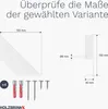 HOLZBRINK Regalträger Metall Regalhalter für Wandregal, Produktbild-Vorschau 7