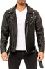 Reichstadt Herren Slim Fit Echtlederjacke Silver Zipper Produktbild-Vorschau 1