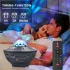 LED Musik Projektor Sternenhimmel Lampe Wasserwellen Produktbild-Vorschau 5
