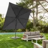 sweeek - Rechteckiger Ampelschirm 3x4 m - Grau Produktbild-Vorschau 4