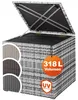 Casaria® Baule da Giardino 318 L Impermeabile 75x75x70cm Anteprima dell’immagine prodotto 1
