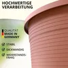Plastard Blumentopf Ø 46 cm mit Untersetzer rund – Produktbild-Vorschau 4
