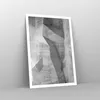 Poster - Poster ohne Rahmen - Beton Wand Grau - 70x100 cm - Produktbild-Vorschau 7