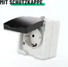 ABSINA Aufputz Schutzkontakt Steckdose für Feuchtraum - Produktbild-Vorschau 5