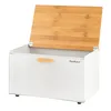 Brotkasten Brotkorb Brotbox Brotbehälter Brotdose weiss Produktbild-Vorschau 1