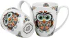 DUO ETNO 2er-Set klassische Becher 350 ml ETNO OWL New Bone Produktbild-Vorschau 3