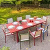Table de jardin extensible - Santorin - aluminium Voir les images du produit 6