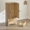 HOMCOM Armoire chambre penderie avec 2 portes cannelées à Voir les images du produit 5