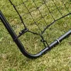 HOMCOM Kickback Rebounder Tor Rückprallwand Netz Stahl Produktbild-Vorschau 3