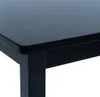 vidaXL Tavolo da pranzo nero 114x71x75 cm in legno Anteprima dell’immagine prodotto 11