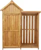 Armoire de jardin en bois avec range-bûches "Noé" - 136 x Voir les images du produit 5