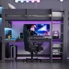 Letto a soppalco gaming 90x200 cm con scrivania, Anteprima dell’immagine prodotto 4