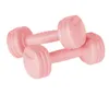 Rebel RBA-2305 Fitness činky 2 x 1 kg, svetlo ružová Náhľad obrázku produktu 2
