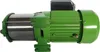 A side view of a green and silver centrifugal pump against a white background. Produktbild-Vorschau