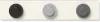 Three LEGO knobs on a white background. Anteprima dell’immagine prodotto