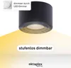 6er Set Oktaplex Aufbaustrahler Alu flach & schwenkbar Produktbild-Vorschau 4