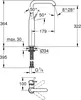 Grohe Essence New XL-Size Wastafelmengkraan zonder waste Produktbild-Vorschau 3