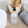 Tendance Seifenspender - 500 ml - Glas/Bambus - rund - Produktbild-Vorschau 2