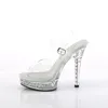 MAJESTY-508SDT Damen Sandale von Fabulicious, Transparent Produktbild-Vorschau 3
