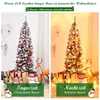 COSTWAY albero di Natale a matita 180cm, albero di Natale Anteprima dell’immagine prodotto 3