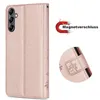 A product image showing a phone case and a close-up of its magnetic closure. Produktbild-Vorschau
