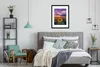 MuchoWow® Gerahmtes Poster Blumen - Himmel - Lila - Produktbild-Vorschau 7
