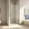 Duschspa 100x195cm Nischentür Falttür Pendeltür Produktbild-Vorschau 1