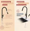 Rubinetto SCHOCK TALIA con bocca estraibile, acciaio inox / Anteprima dell’immagine prodotto 4