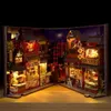 DIY Book Nook Mondscheingasse - 3D-Puzzle - 180 Teile - Produktbild-Vorschau 2