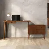 Schreibtisch ANGOLO mit Stauraum, Massivholz - Kastanie Produktbild-Vorschau 2