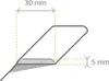 Kosche | Abdeckleiste | MDF | 5 x 30 x 2600 mm | Weiß | Produktbild-Vorschau 2