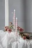 Bougies LED « Flamme Shine », lot de 2, cire rose, blanc Voir les images du produit 1