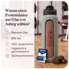 Asbirg | Glas Protein Shaker 700ml – BPA-frei, Produktbild-Vorschau 2