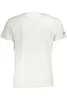 T-shirt blanc pour homme avec logo imprimé, coupe regular, Voir les images du produit 2