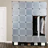 relaxdays 10024527_46 relaxdays Kleiderschrank transparent Anteprima dell’immagine prodotto 2