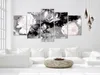 BLUMEN ABSTRAKT Acrylglasbild Modern Wandbild Glasbilder Produktbild-Vorschau 1