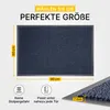Entrando Fußmatte 60x90 cm in Blau Schwarz - waschbar, Produktbild-Vorschau 2