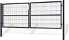 Doppelflügeliges Zauntor 3m RAZO H.120cm grau Produktbild-Vorschau 3