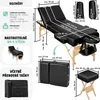set lettino da massaggio a 3 zone tectake® larghezza 70 cm, Anteprima dell’immagine prodotto 17