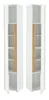 Bad Hochschrank "Center" weiß und Eiche Badschrank 34 x 200 Produktbild-Vorschau 10