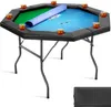 VEVOR klappbarer Pokertisch für 8 Spieler (1325 mm) Produktbild-Vorschau 1
