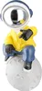 Gilde Figur, Astronaut, "Apollo", Kunstharz, gelb, grau, Produktbild-Vorschau 4