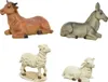 Krippenfiguren Tiere Set 6-11cm Handbemalt Krippendeko Produktbild-Vorschau 2