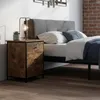 Relaxdays Nachttisch, 3 Schubladen, HxBxT: 60 x 40 x 40 cm, Produktbild-Vorschau 2
